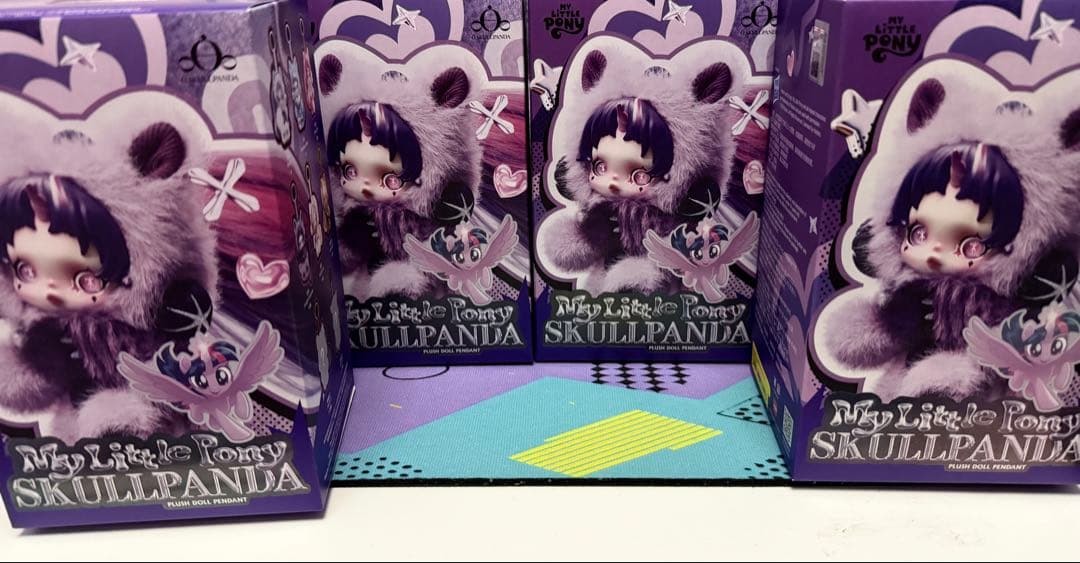 SKULLPANDA × My Little Pony ぬいぐるみペンダント4個