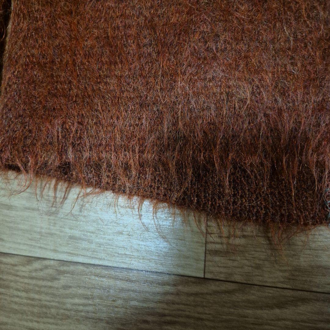 モヘアカーディガン オレンジミックス 60s オリジナル 検 タウンクラフト