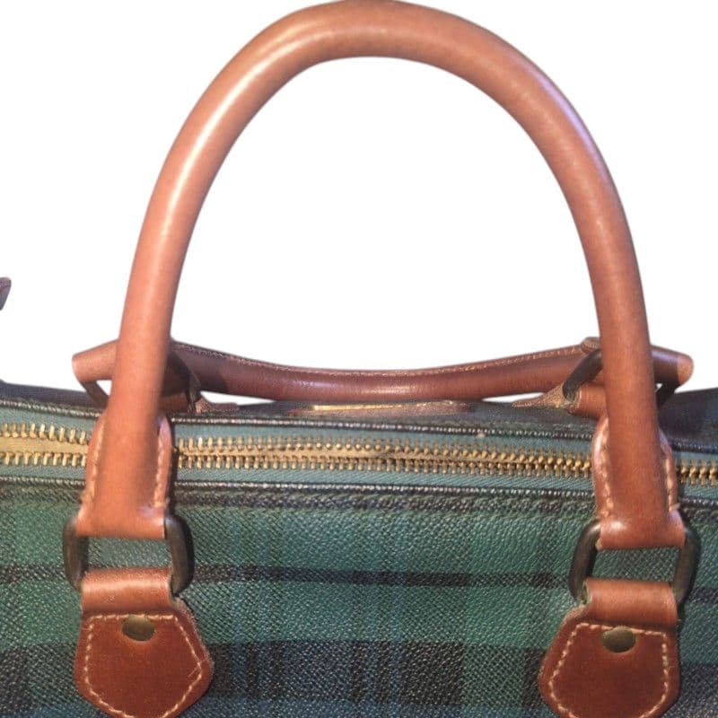 極美品　ポロラルフローレン　ボストン　ミニボストン　レザー　チャーム　PVC