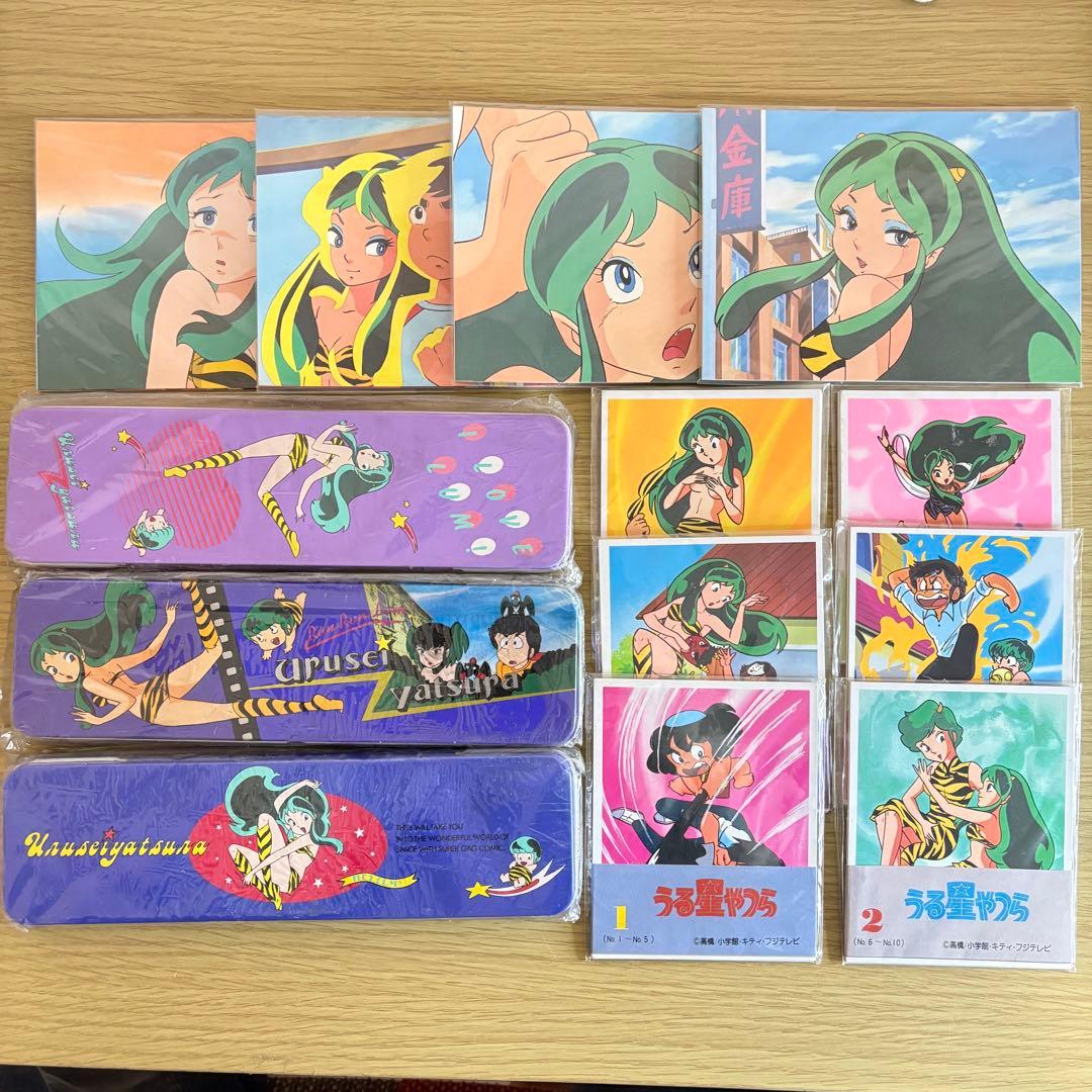 【激レア】 うる星やつら(当時物) ペンケース ステッカー ラミネートカード