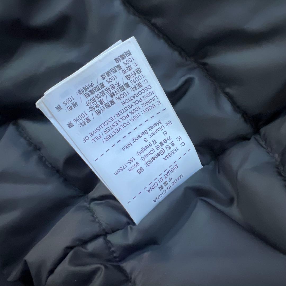 Nike ナイキ　アウター　ベンチコート キャップ フード付き ダブルジップ S