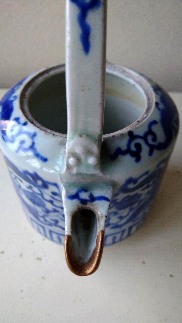 染付   水差し   急須