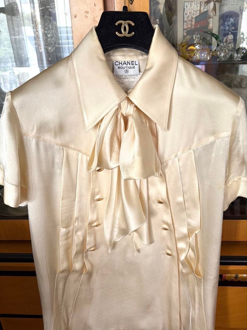 【連休セール】CHANEL シルクブラウス