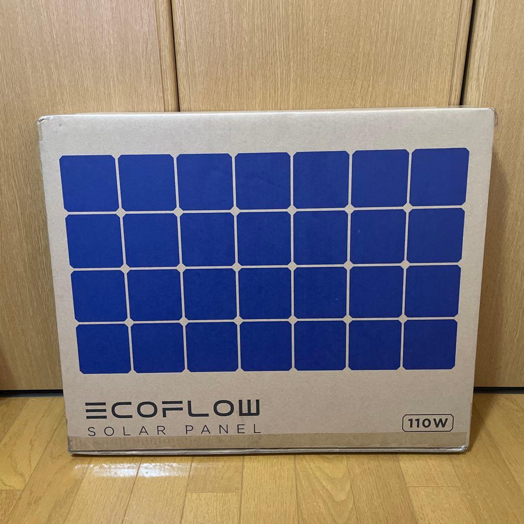 新品　エコフロー ソーラーパネル 110W