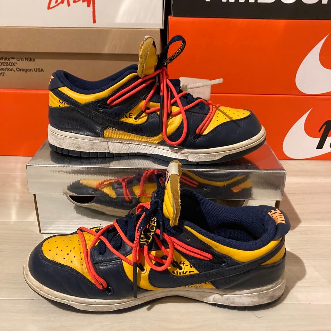 Off-White × Nike Dunk Low LTHR