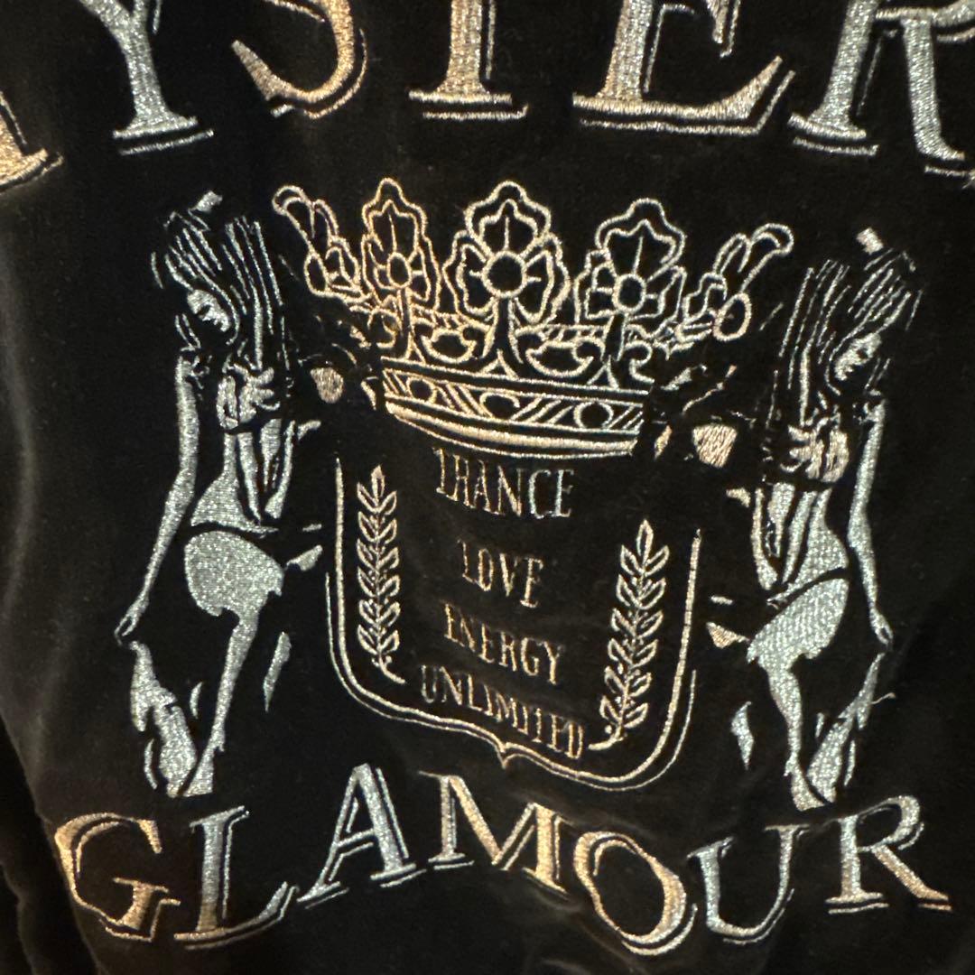 ヒステリックグラマー　スタジャン　刺繍　ブラック　サイズフリー　完売モデル