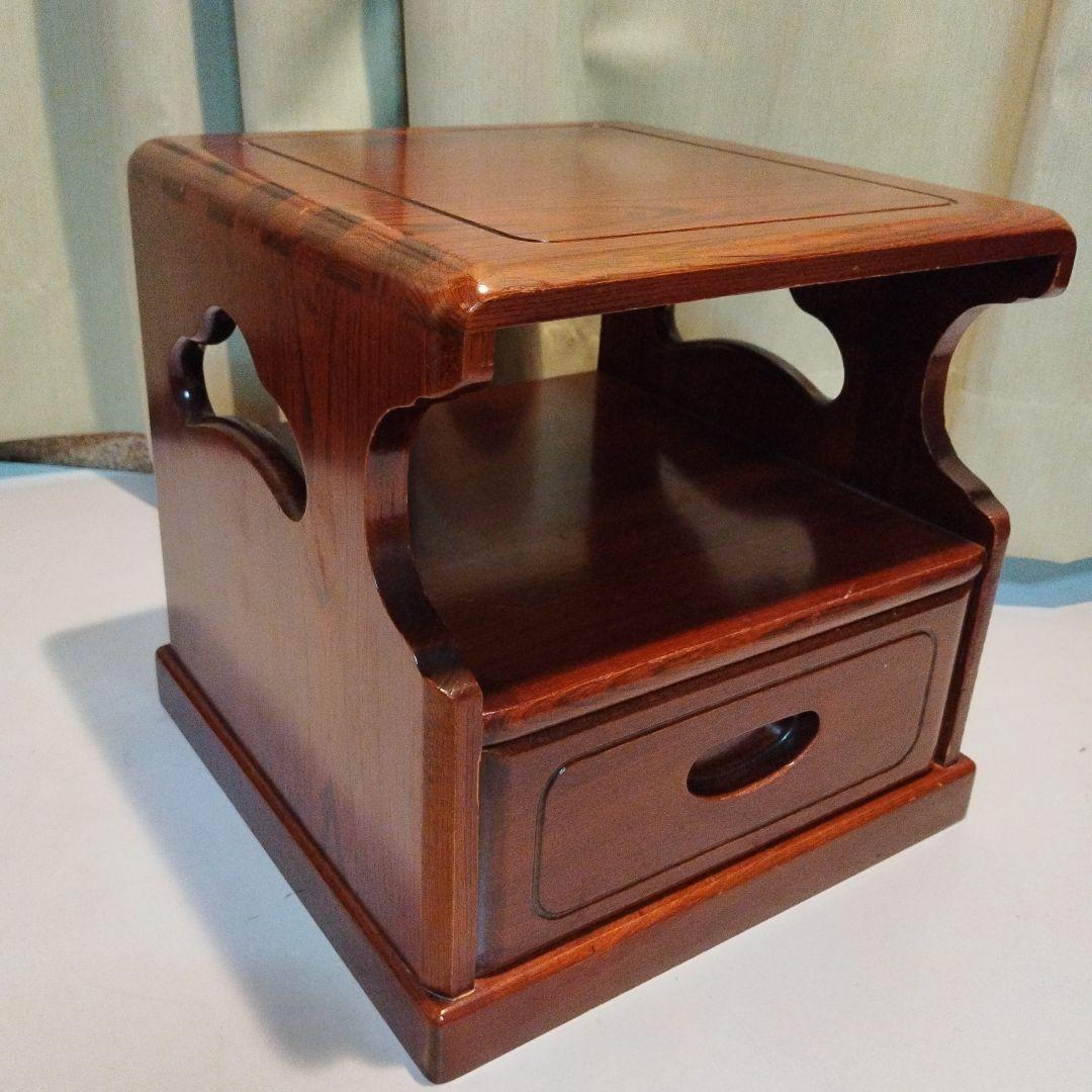 和室用台　木製品　収納　花台　　　小物置き台　電話台　多目的利用可能