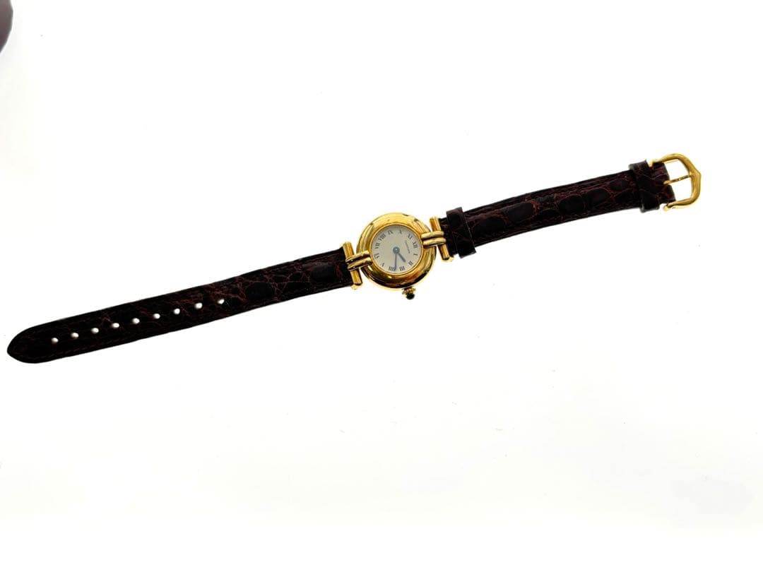 G*i様 17273 Cartier マスト　コリゼ　18K 電池交換済み　稼働