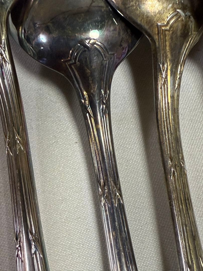 廃盤品クリストフル カトラリー Rubansスプーン15cm4本13.5cm５本
