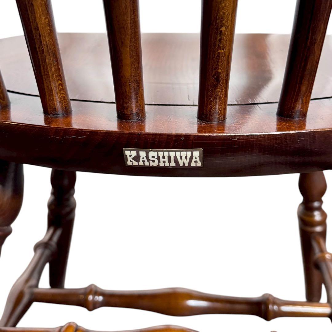 【2脚セット】柏木工 ウィンザーチェア 椅子 チェア 英国スタイル ビンテージ