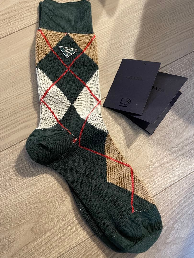 新品未使用レディース♡PRADAプラダ靴下/フリー