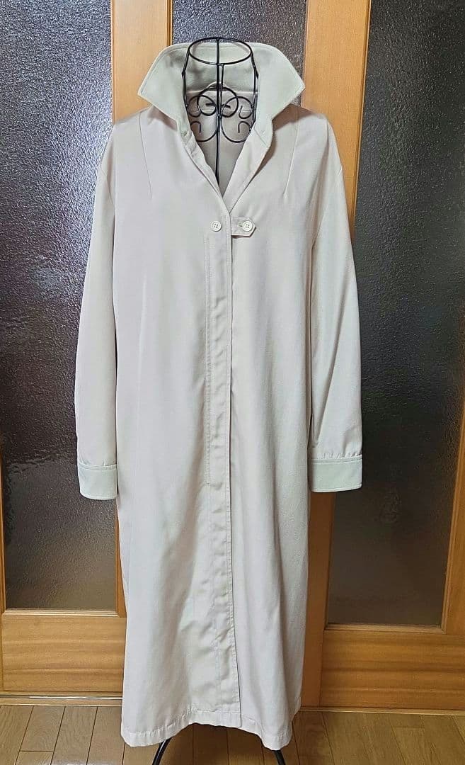 【FUKUZO】ベージュロングコート L サイズ