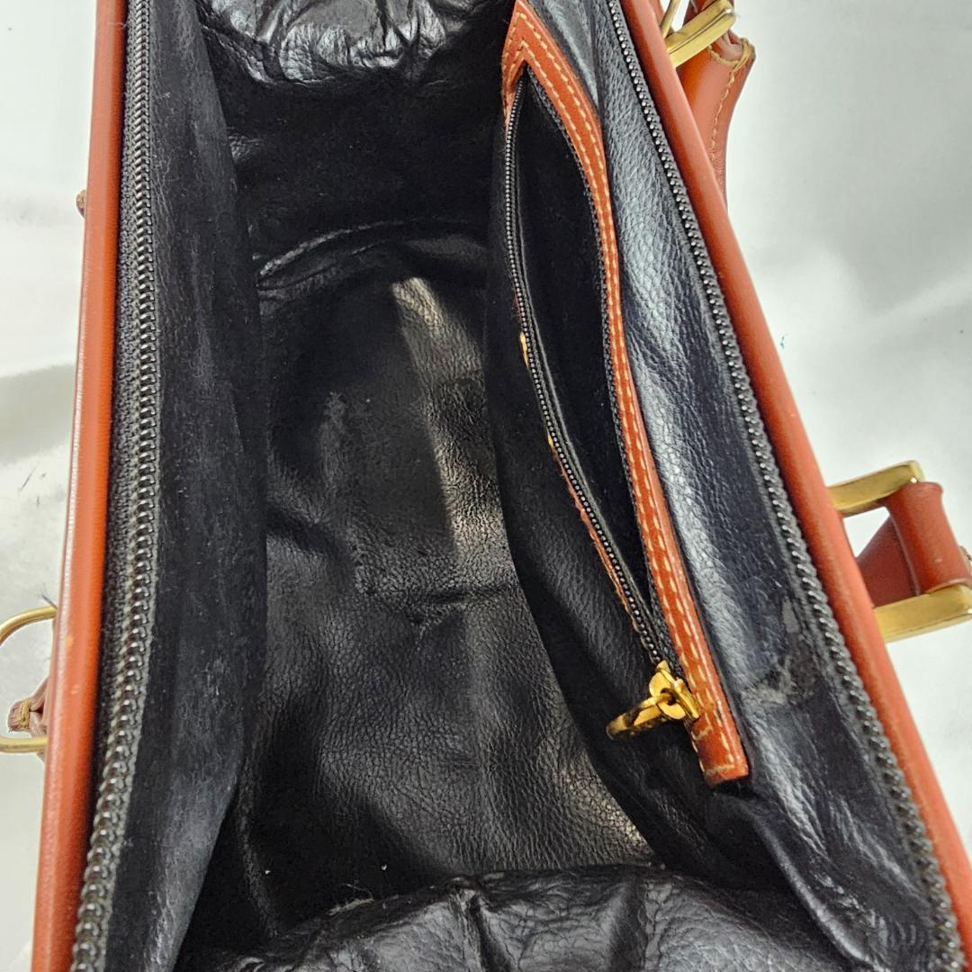 FENDI フェンディ ペカン ミニボストン ヴィンテージ 黒茶