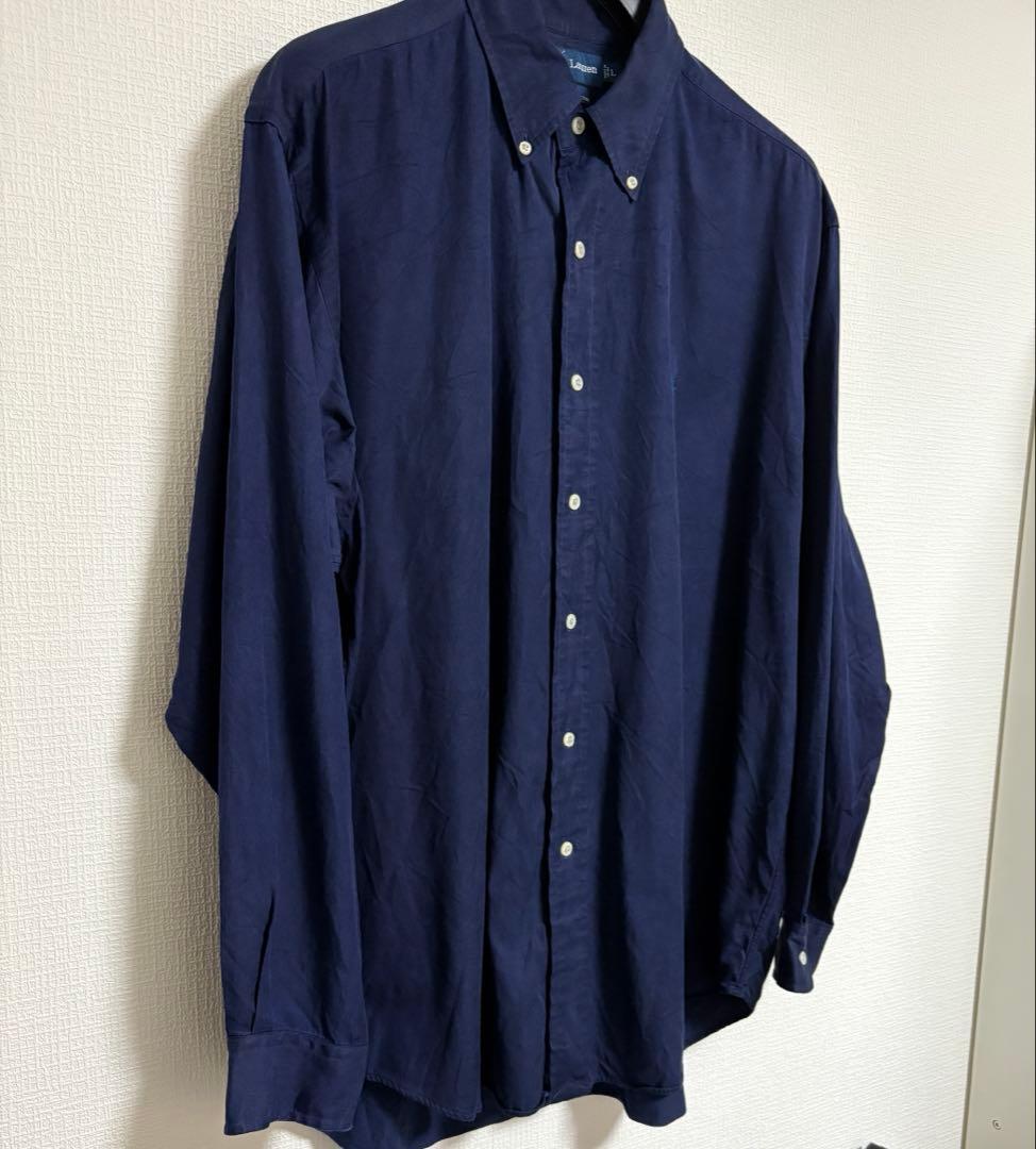 【超希少】ラルフローレン シルクコットン BLAKE 濃紺 L 激レア90s