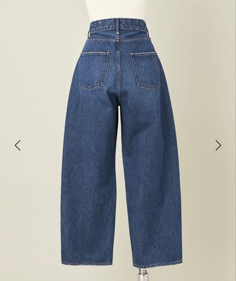【別注】＜upper hights for conte＞タックデニムパンツ UN