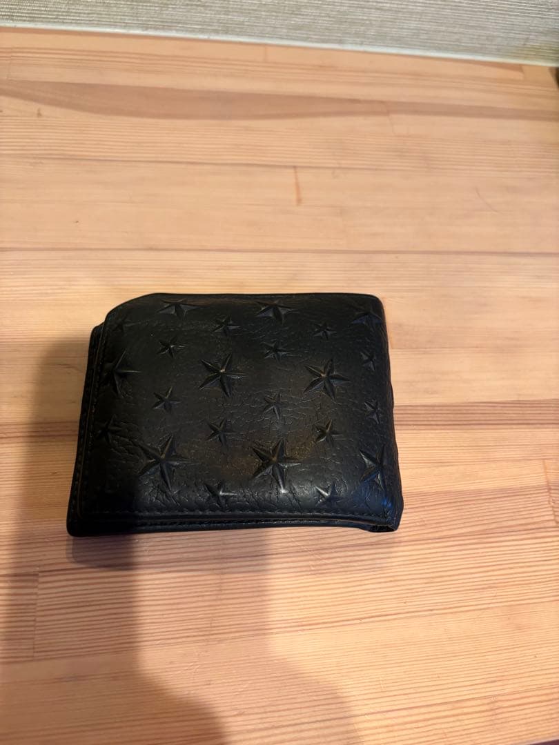 JIMMY CHOO ブラック 二つ折り財布