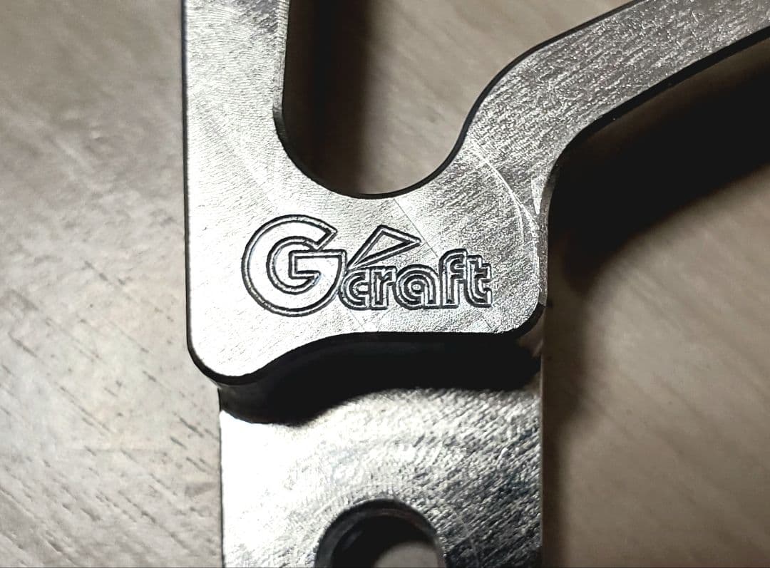 Gクラフト エイプ用 カニブレンボ用リヤキャリパーサポート