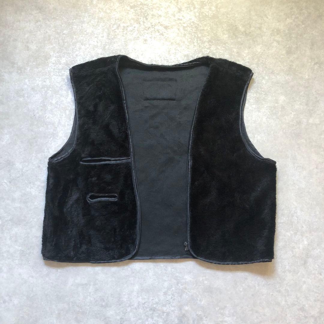 90sヴィンテージ レザーハリントンジャケット ボアライナー完備 2WAY仕様