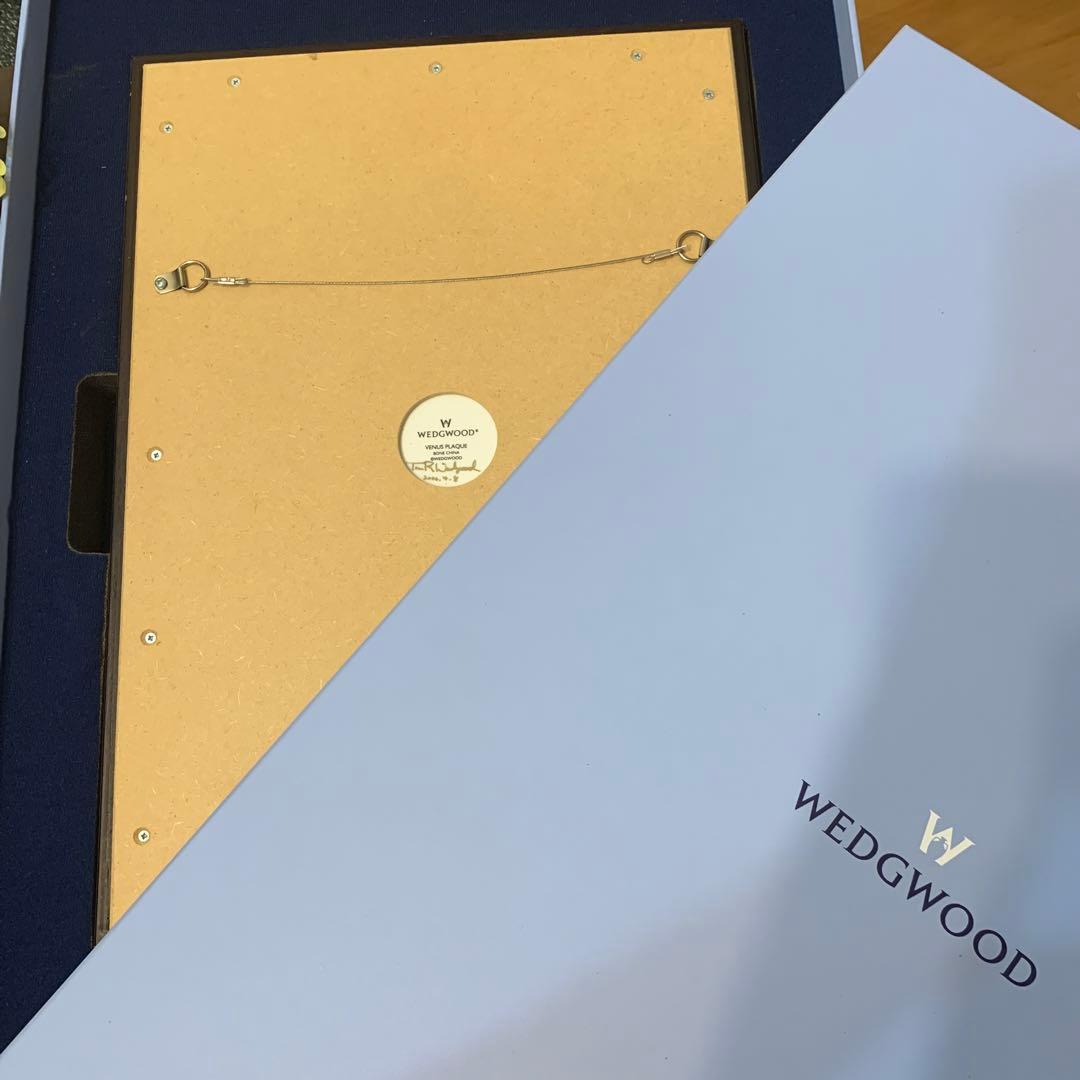 希少　元箱　ウェッジウッド ビーナス　ヴィーナス　プラーク　額　陶板　壁掛け