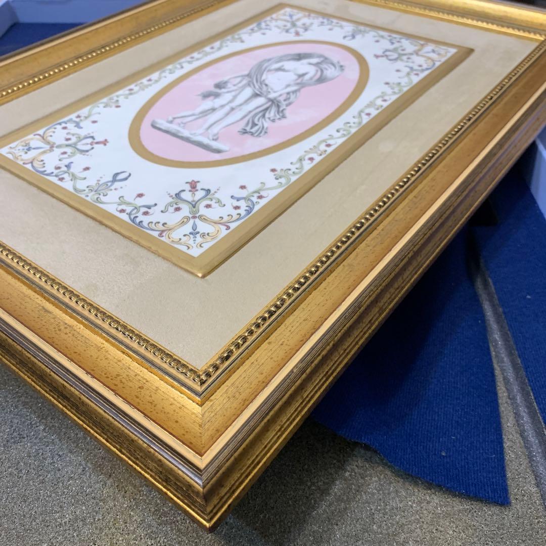 希少　元箱　ウェッジウッド ビーナス　ヴィーナス　プラーク　額　陶板　壁掛け