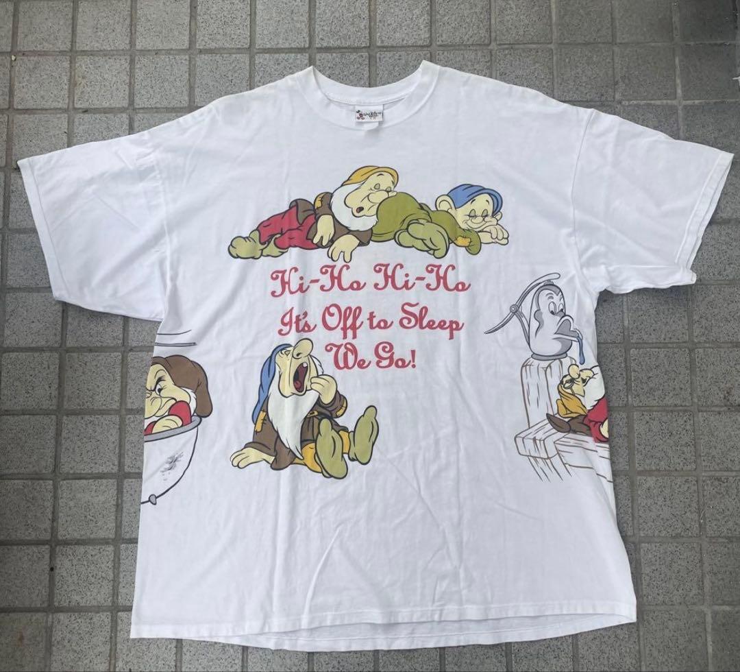 【最安値】90s Disney７人の小人 Tシャツ ポーカーズ つかさ
