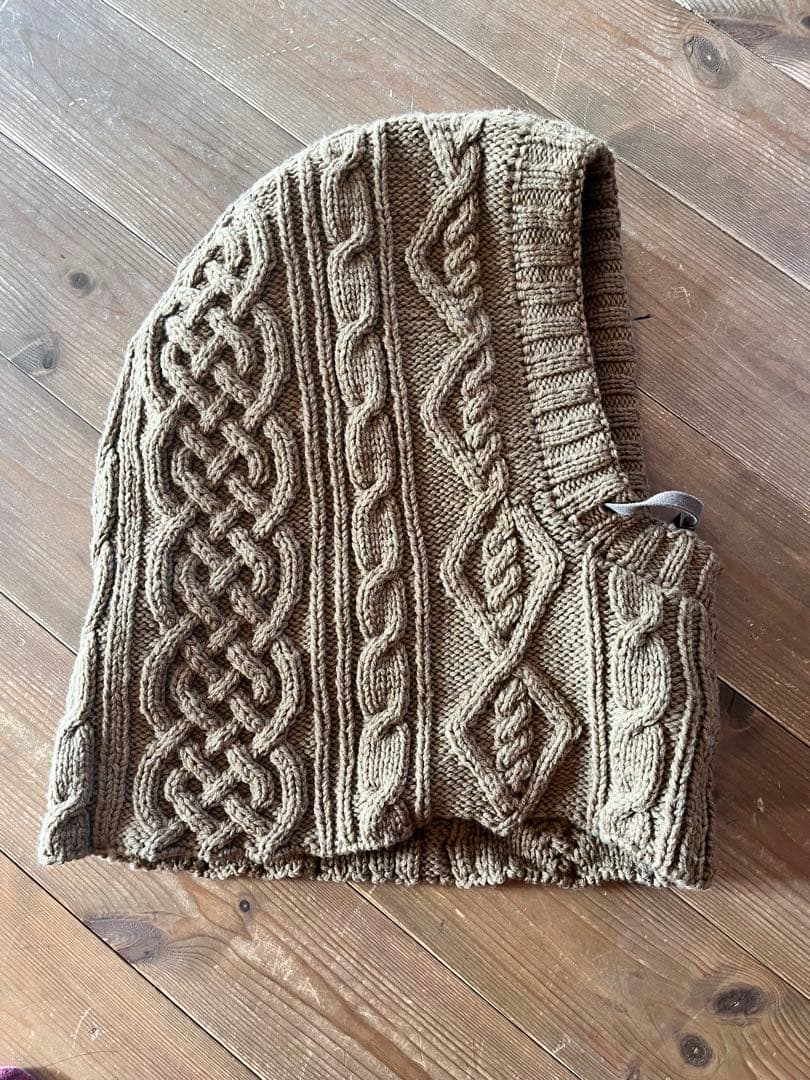 AUBERGE ARAN ニット バラクラバ フード ネックウォーマー