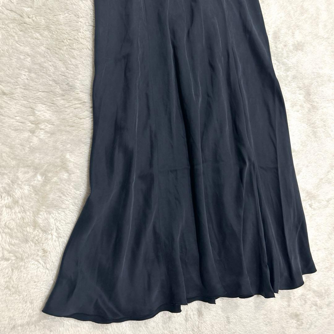 ビアズリー定価22000円バックテールスカート　キュプラ　スミクロ　1