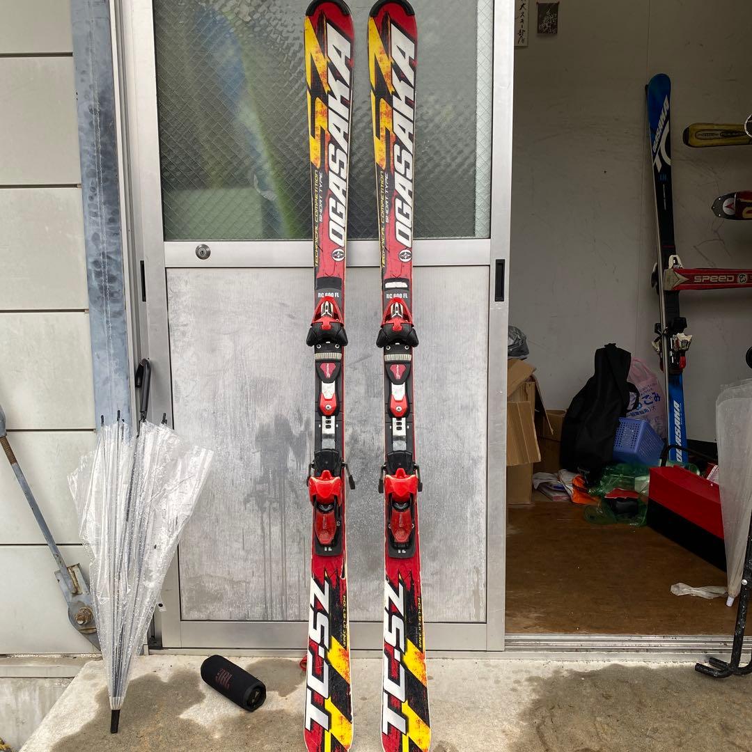 OGASAKA RC 600 FL スキー 板 レッド/ブラック