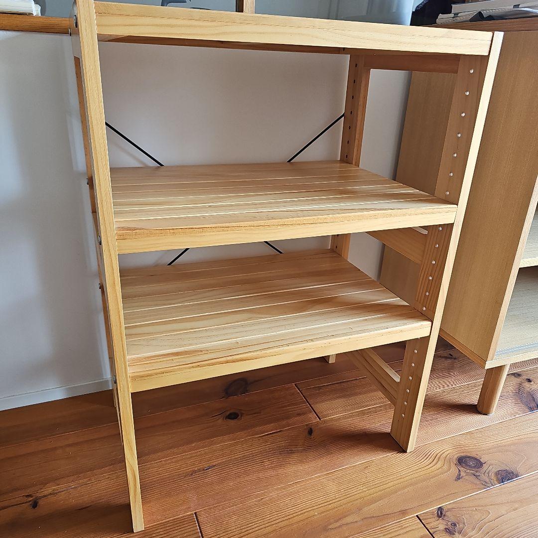 シェルフ　天然木　サンワサプライ