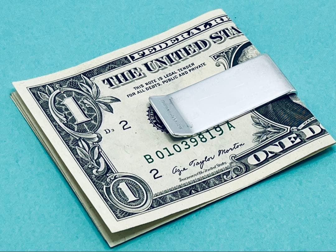 h448 オールド　ティファニー　1837 マネークリップ　シルバー　925