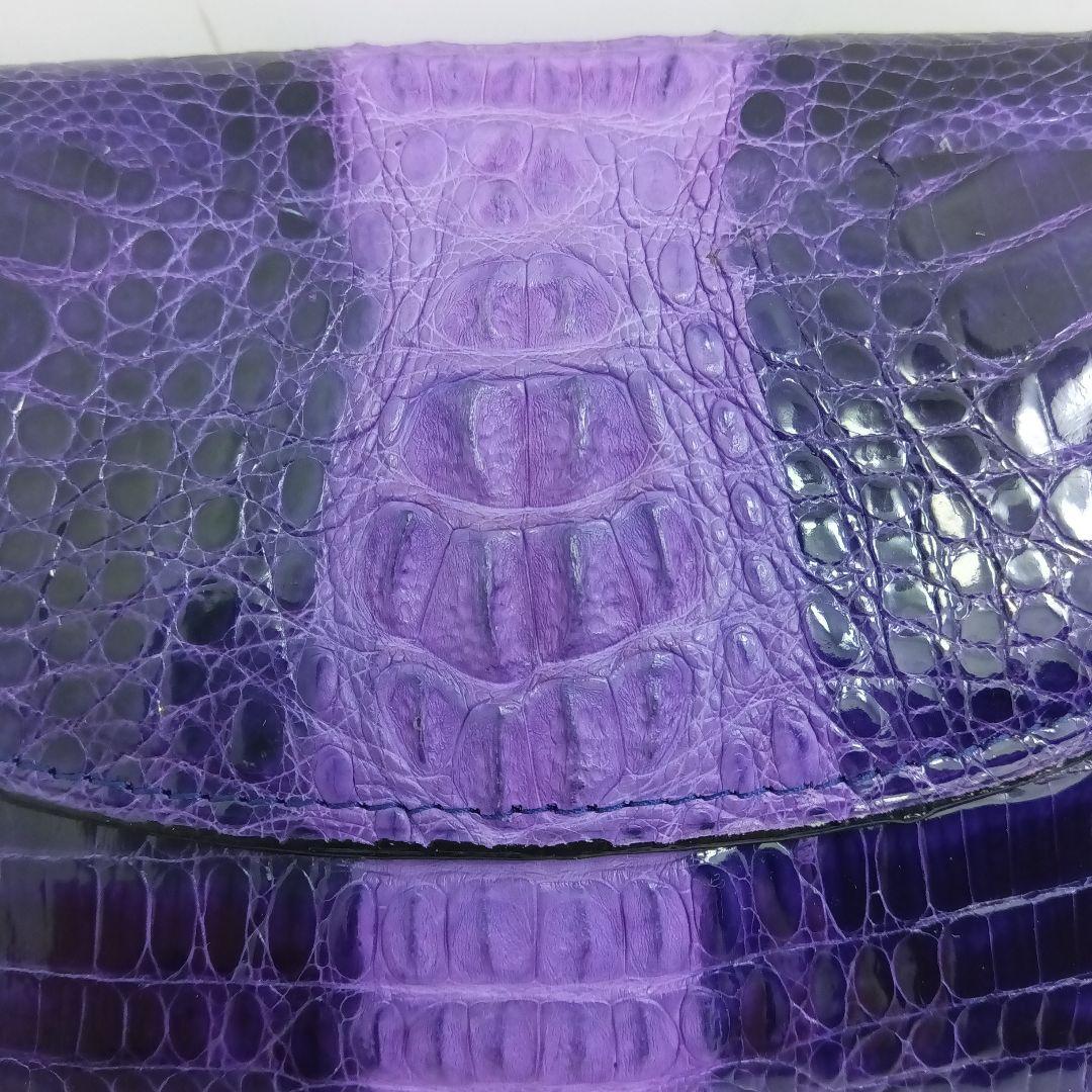 クロコダイル財布.紫（KAIYO）Singapore