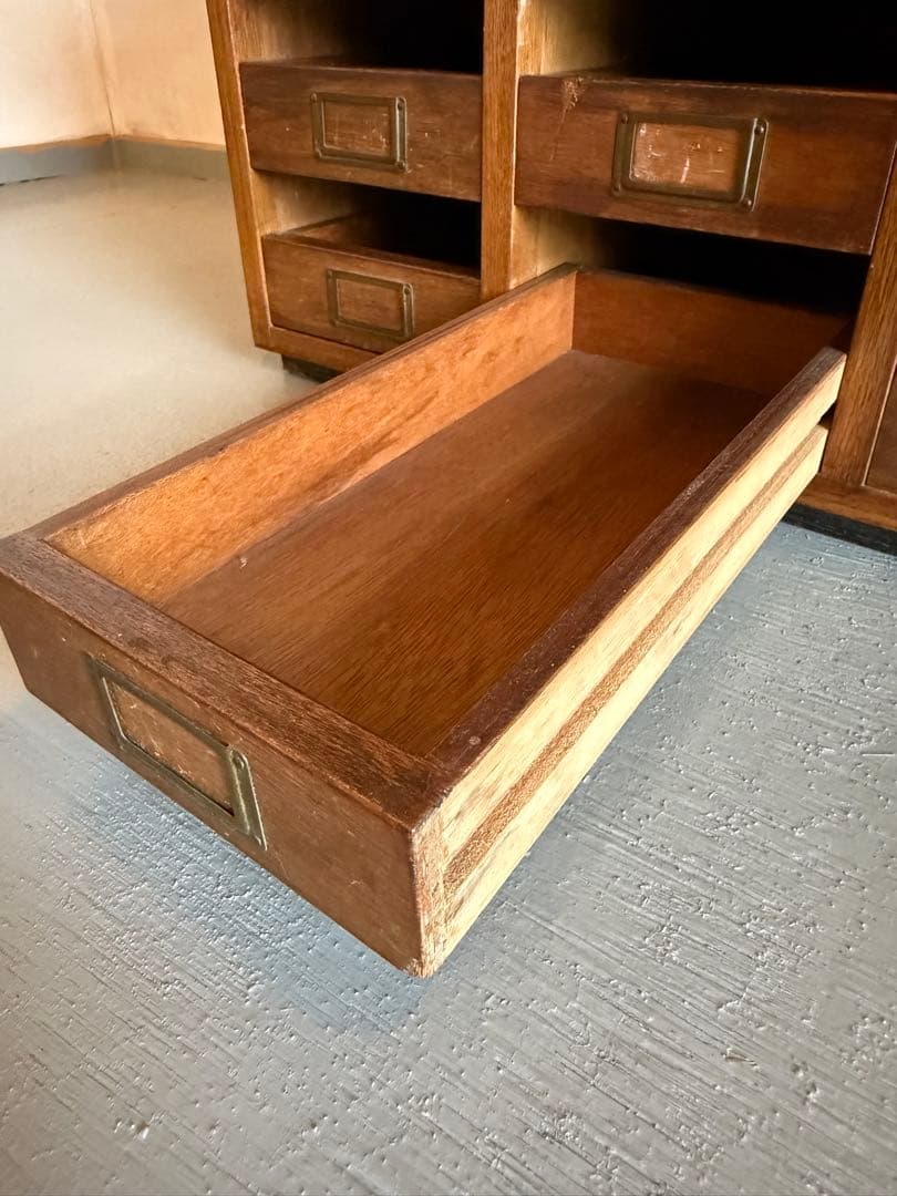 木製 チェスト 収納棚 整理箱 小引き出し 小物入れ 古家具 古道具