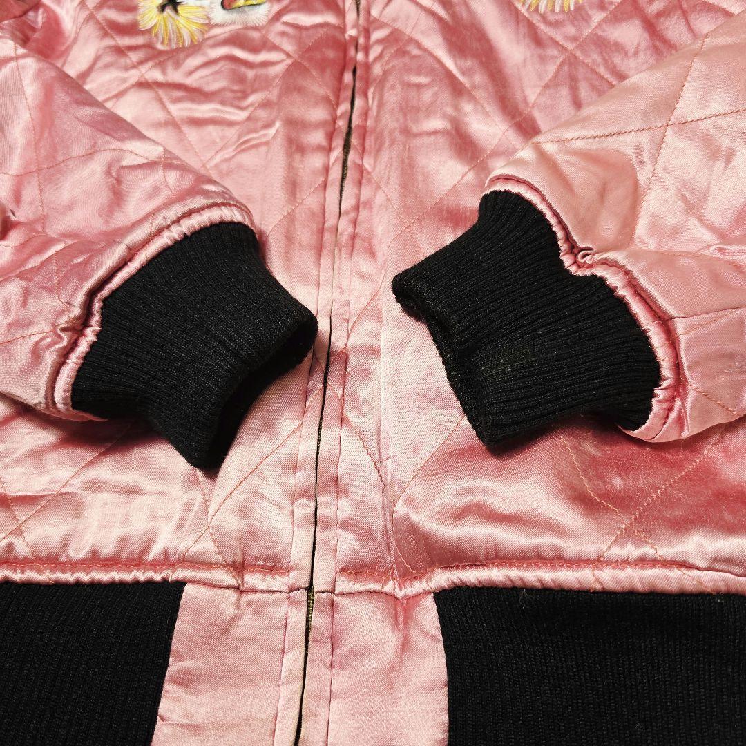 ディズニー リバーシブル スカジャン 別珍 ベロア　ミッキー 刺繍 希少カラー