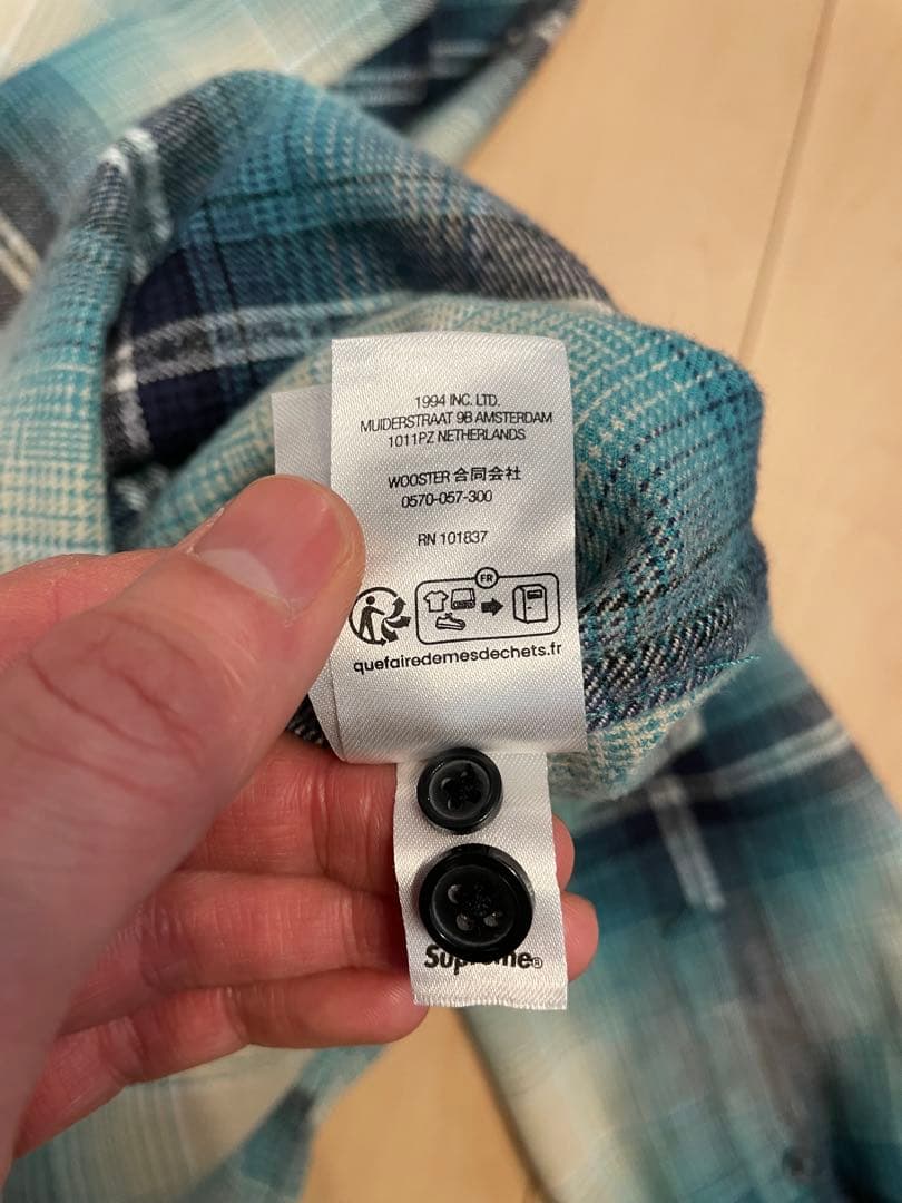Supreme ShadowPlaid Flannel Shirt シュプリーム