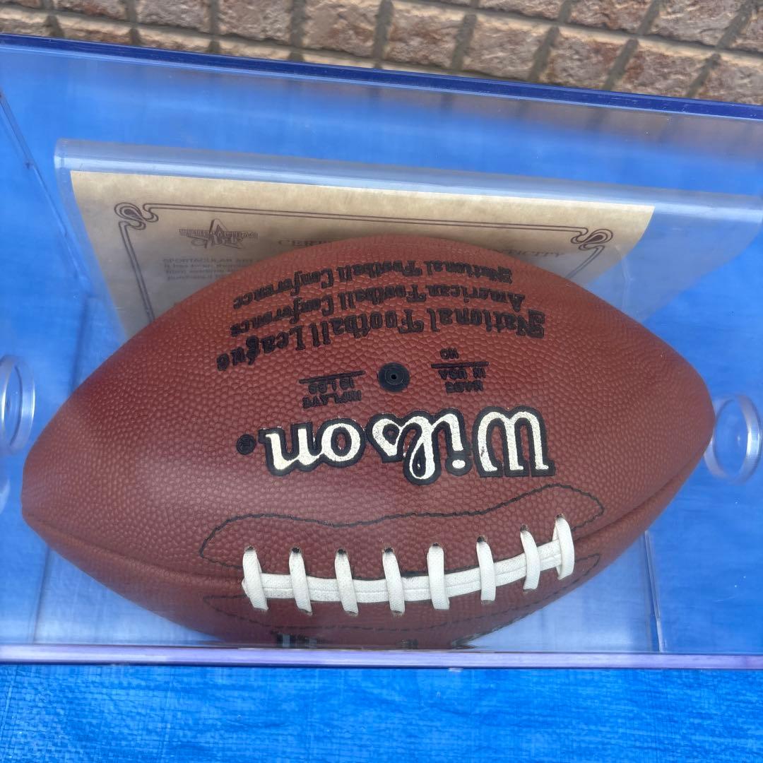 NFLクォーターバック　ダン・マリーノ　サイン入りフットボール　ウィルソン