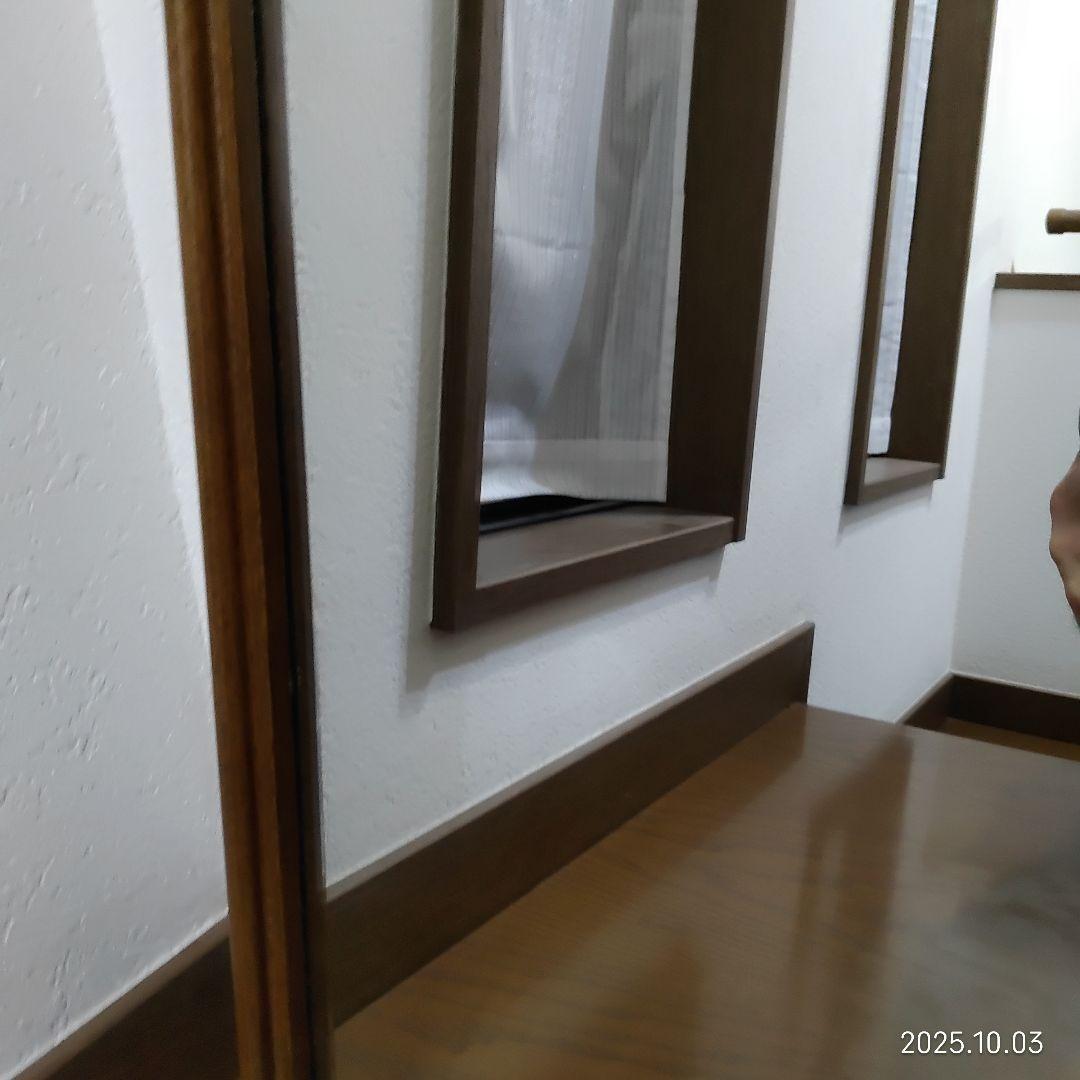 カリモク karimoku 壁掛け鏡 ヴィンテージミラー アンティーク 送料無料