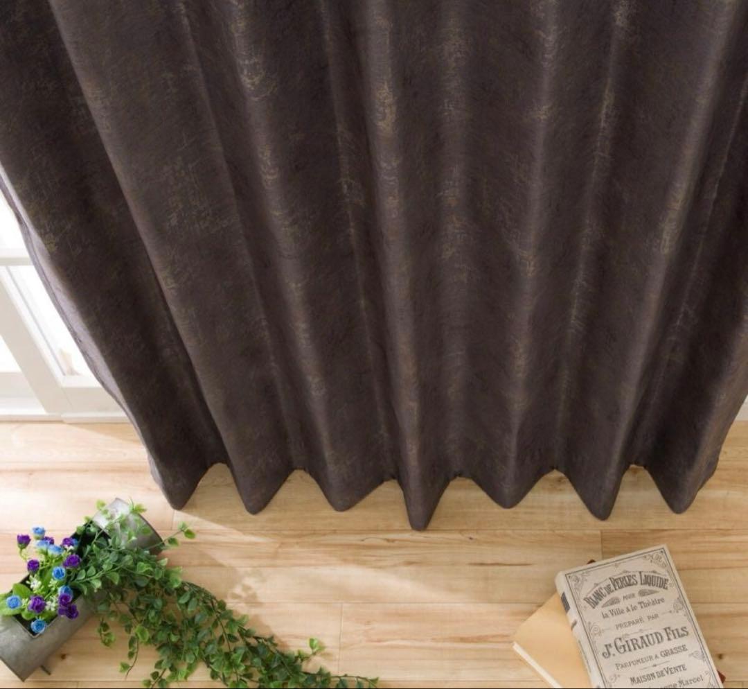 ニトリ　遮光カーテン　シャーメゾン　高窓用2箇所　100×230 4枚組