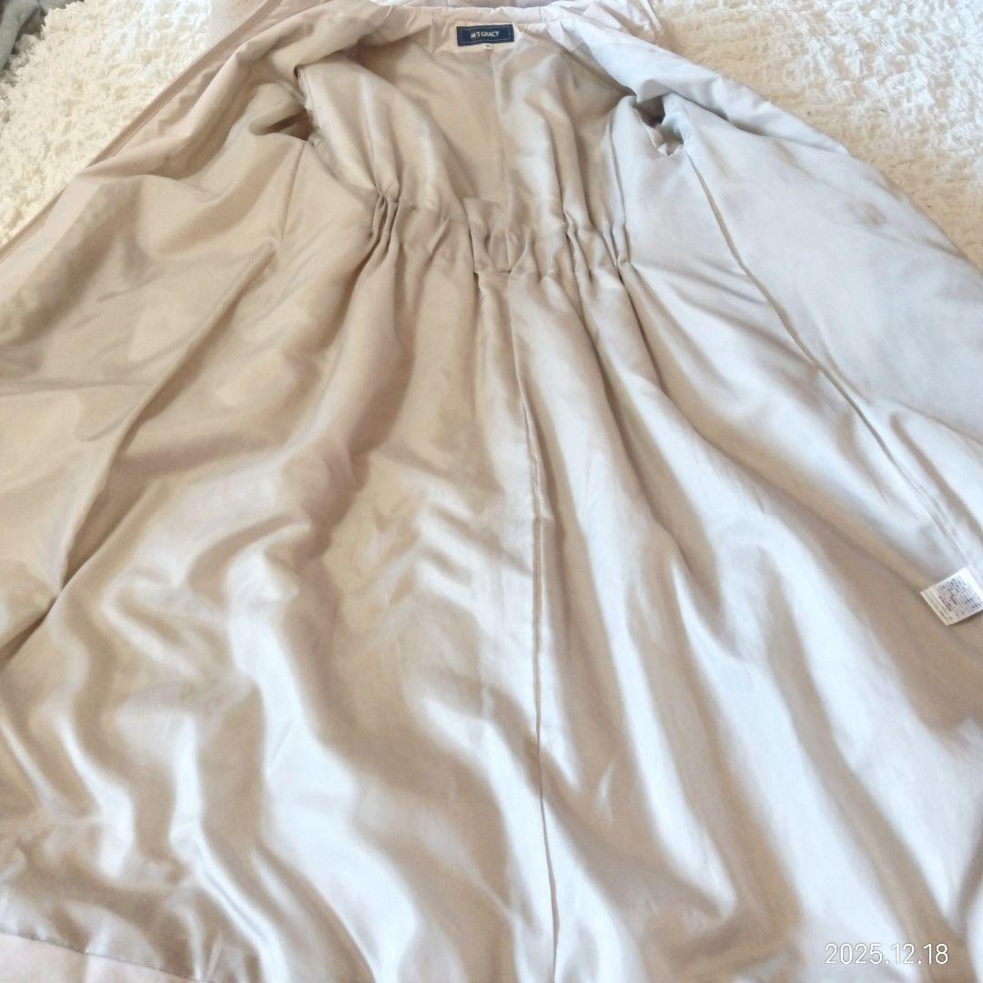 ❤カタログ掲載❤　6.2万　エムズグレイシー　リボン　 中綿入りロングコート