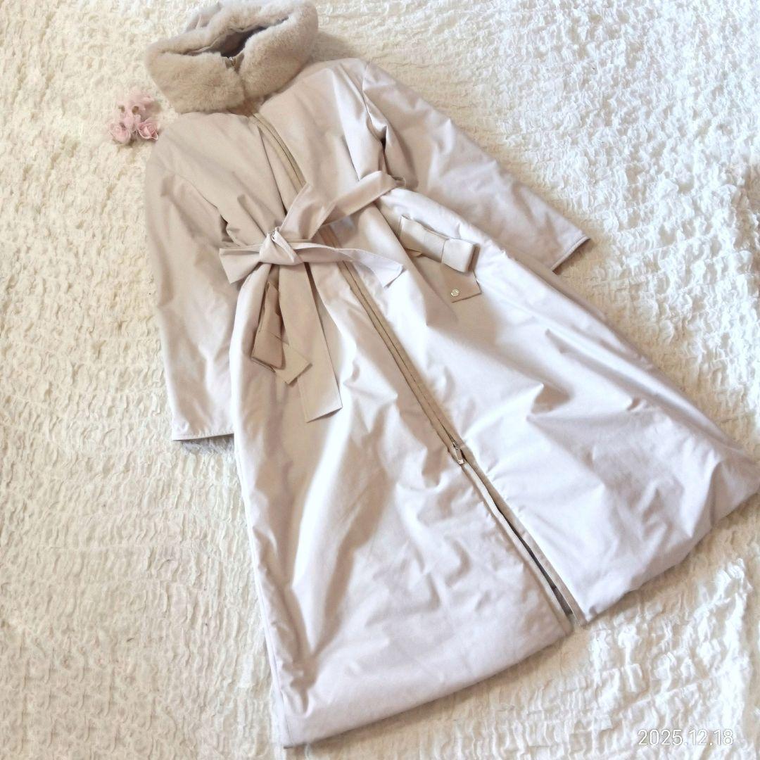 ❤カタログ掲載❤　6.2万　エムズグレイシー　リボン　 中綿入りロングコート