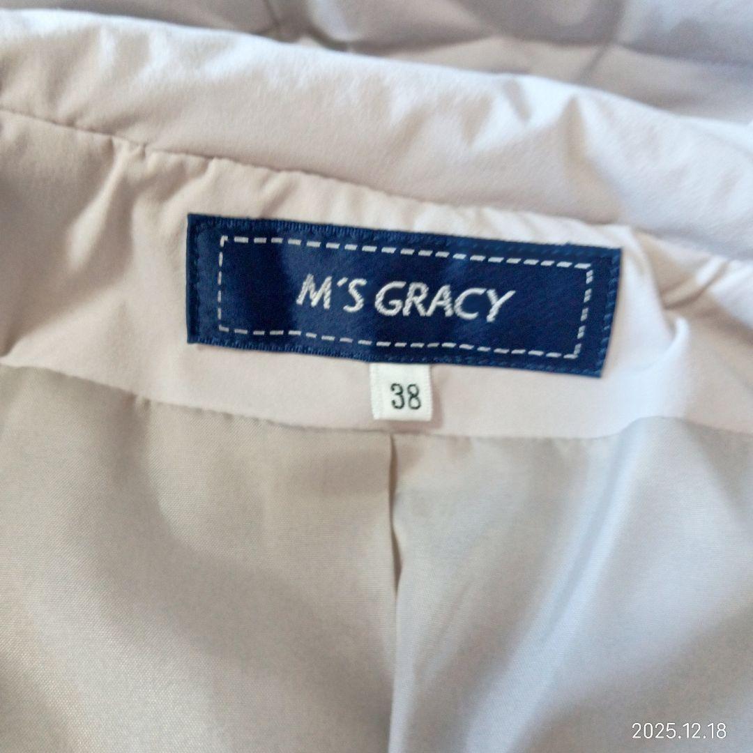 ❤カタログ掲載❤　6.2万　エムズグレイシー　リボン　 中綿入りロングコート