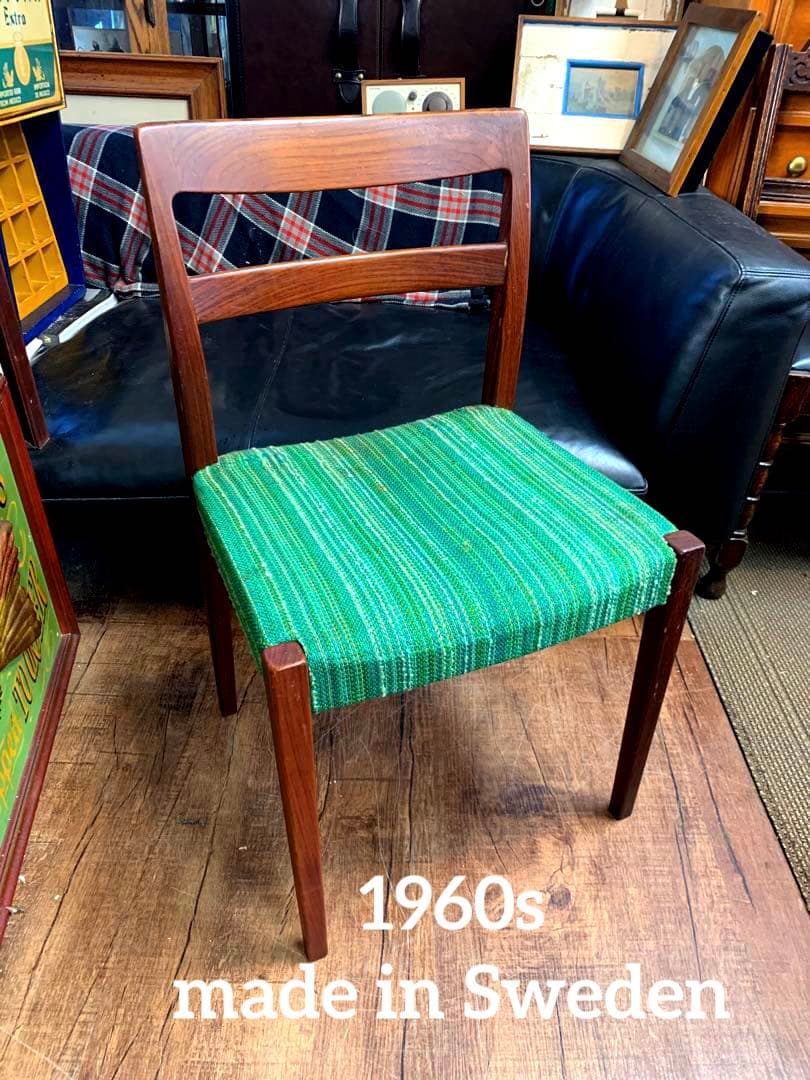 1960s スウェーデン製　チーク材チェアー