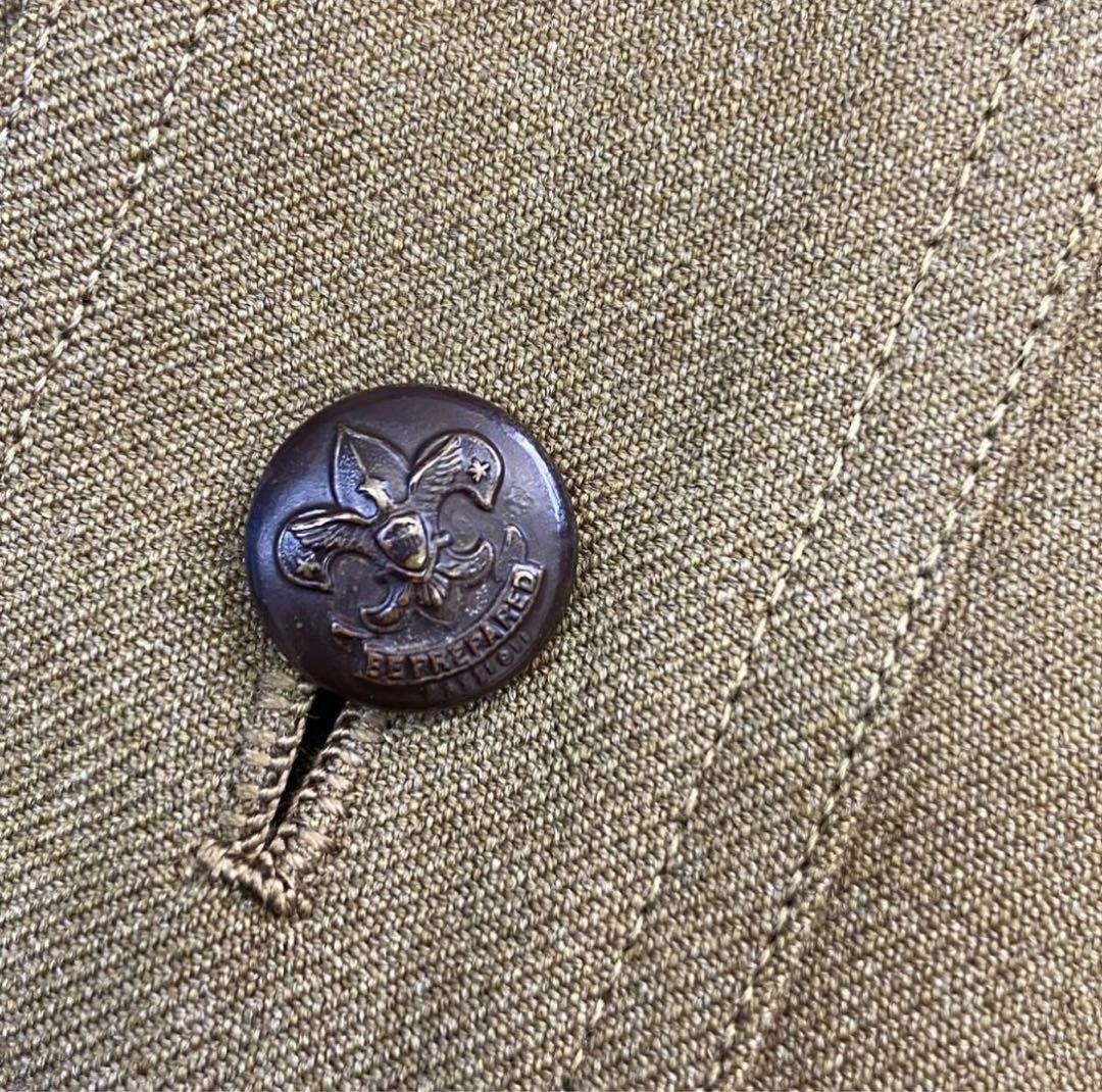 40s ボーイスカウト USA製　チンスト マチ付き ヴィンテージ30s