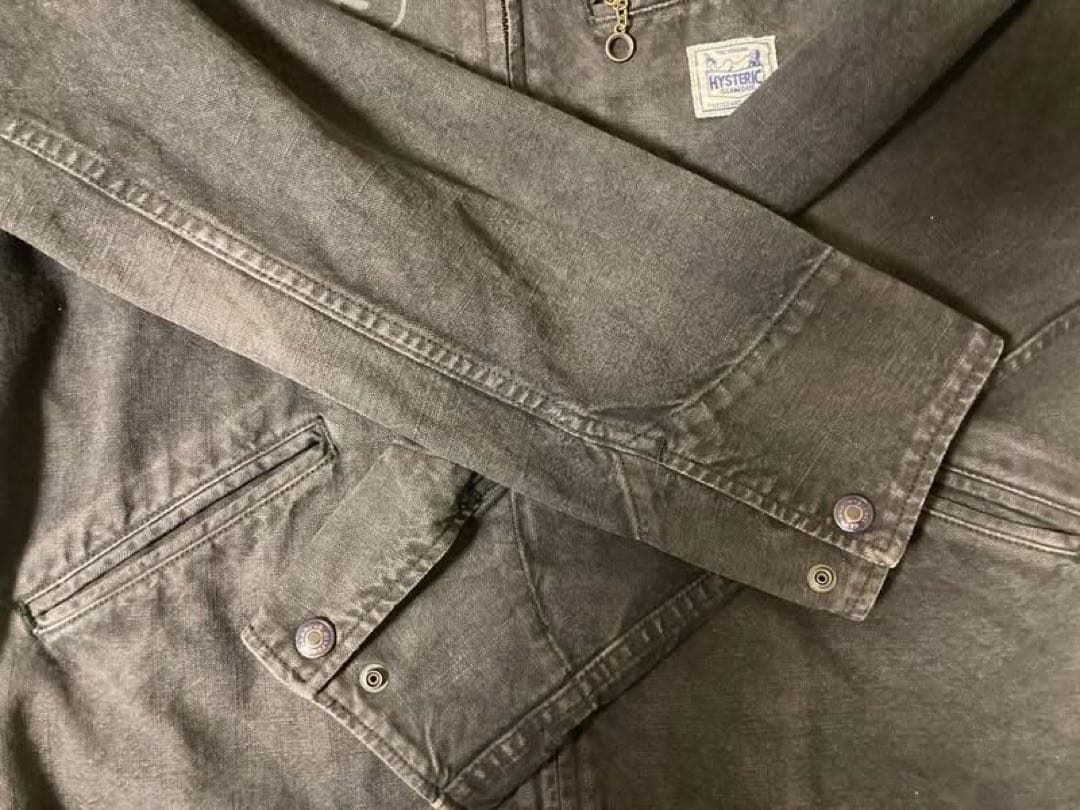 HYSTERIC GLAMOUR プリントジャケット グレー