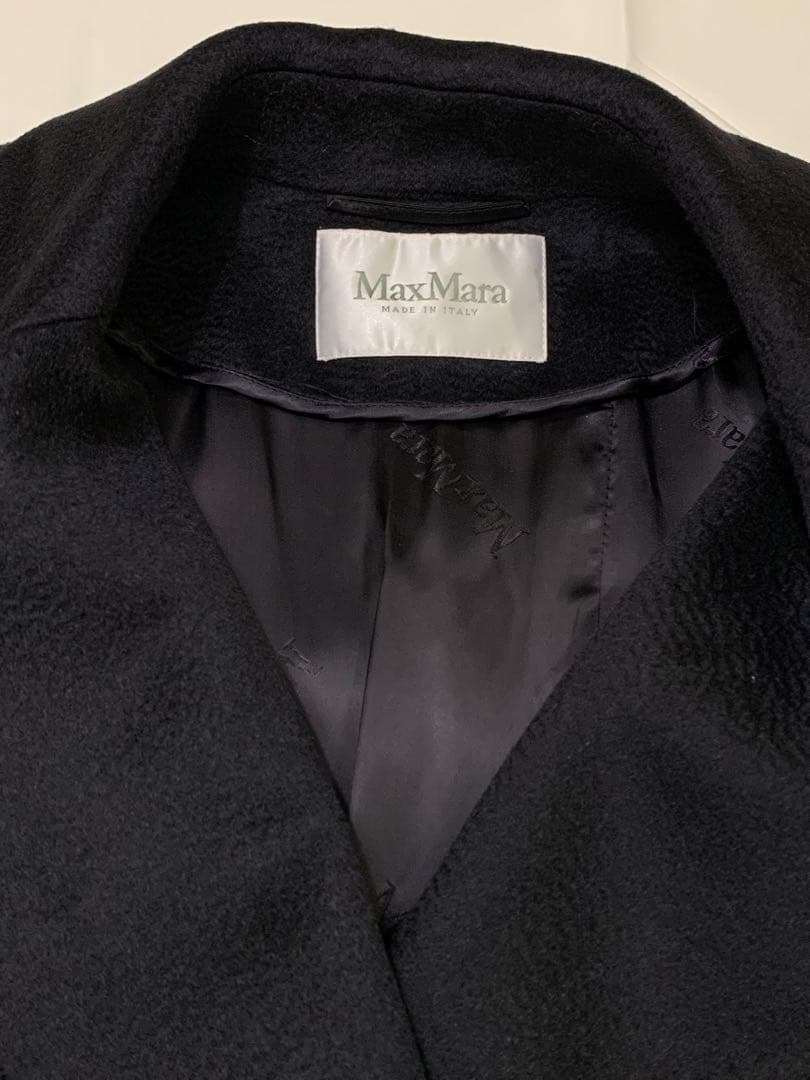 Max Mara Manuela マックスマーラ　白タグ　マニュエラ　濃紺