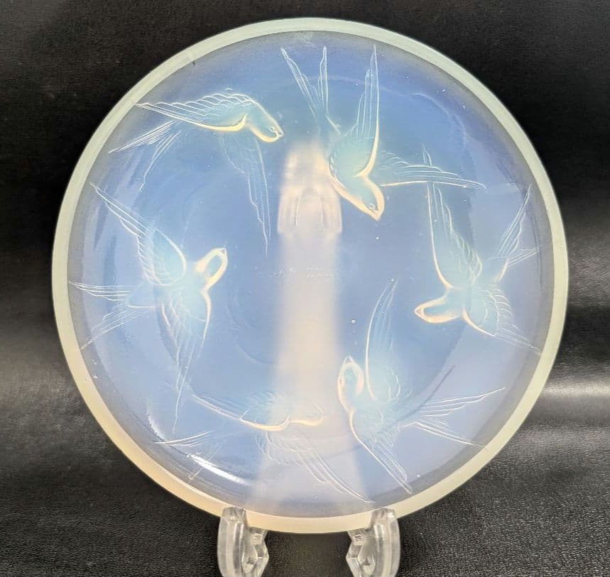 Sabino France サビノ オパルセント ツバメ プレート 直径12㎝