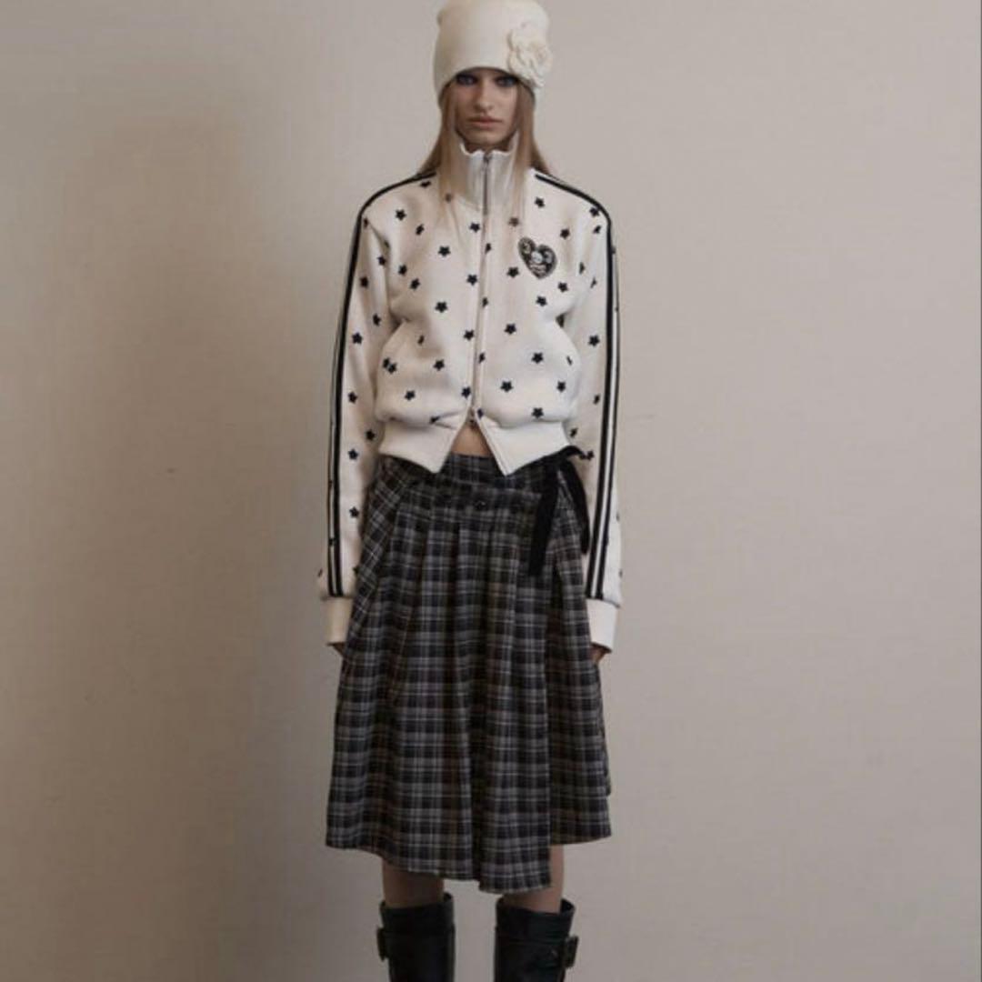 スタースポーティージップアップ　ホワイト ギャル 00s fairy grung