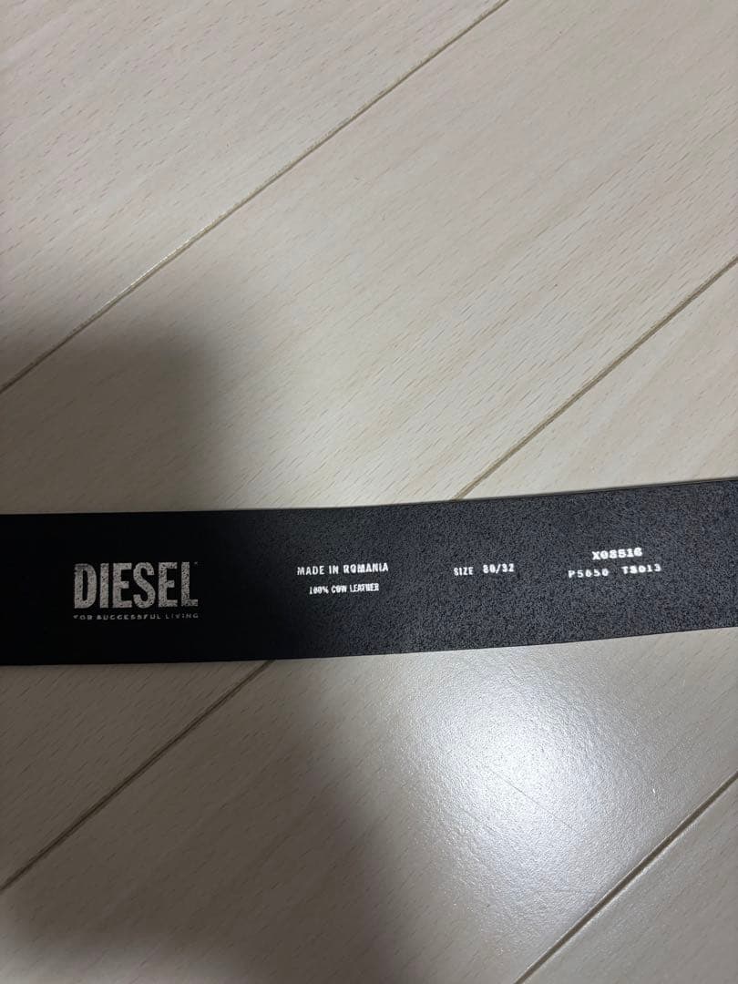 DIESEL ブラック ベルト 80/32
