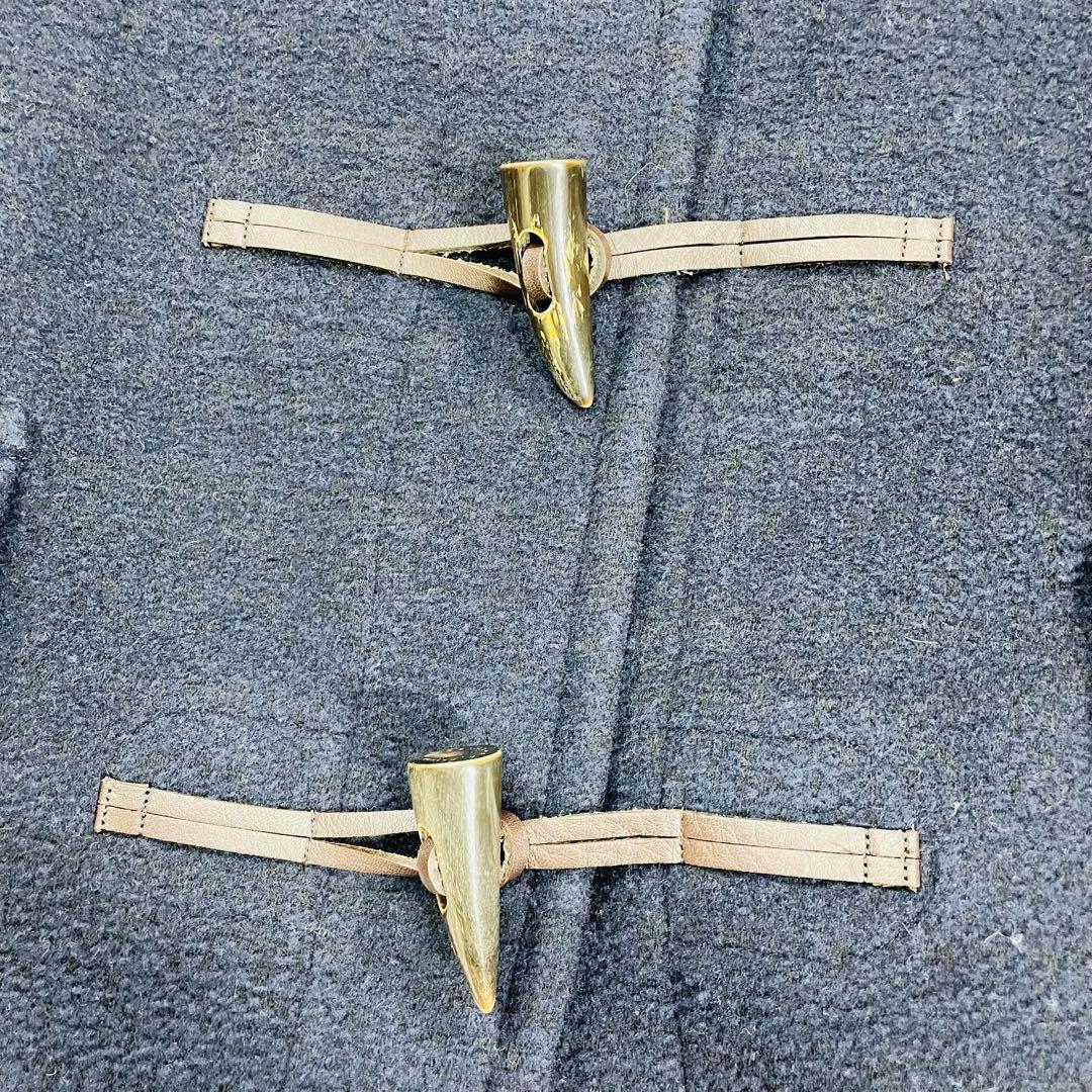 極美品 マッキントッシュ ダッフルコート 38 M ミドル丈 フード 紺 トグル