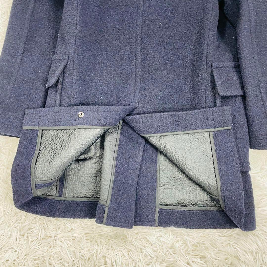 極美品 マッキントッシュ ダッフルコート 38 M ミドル丈 フード 紺 トグル