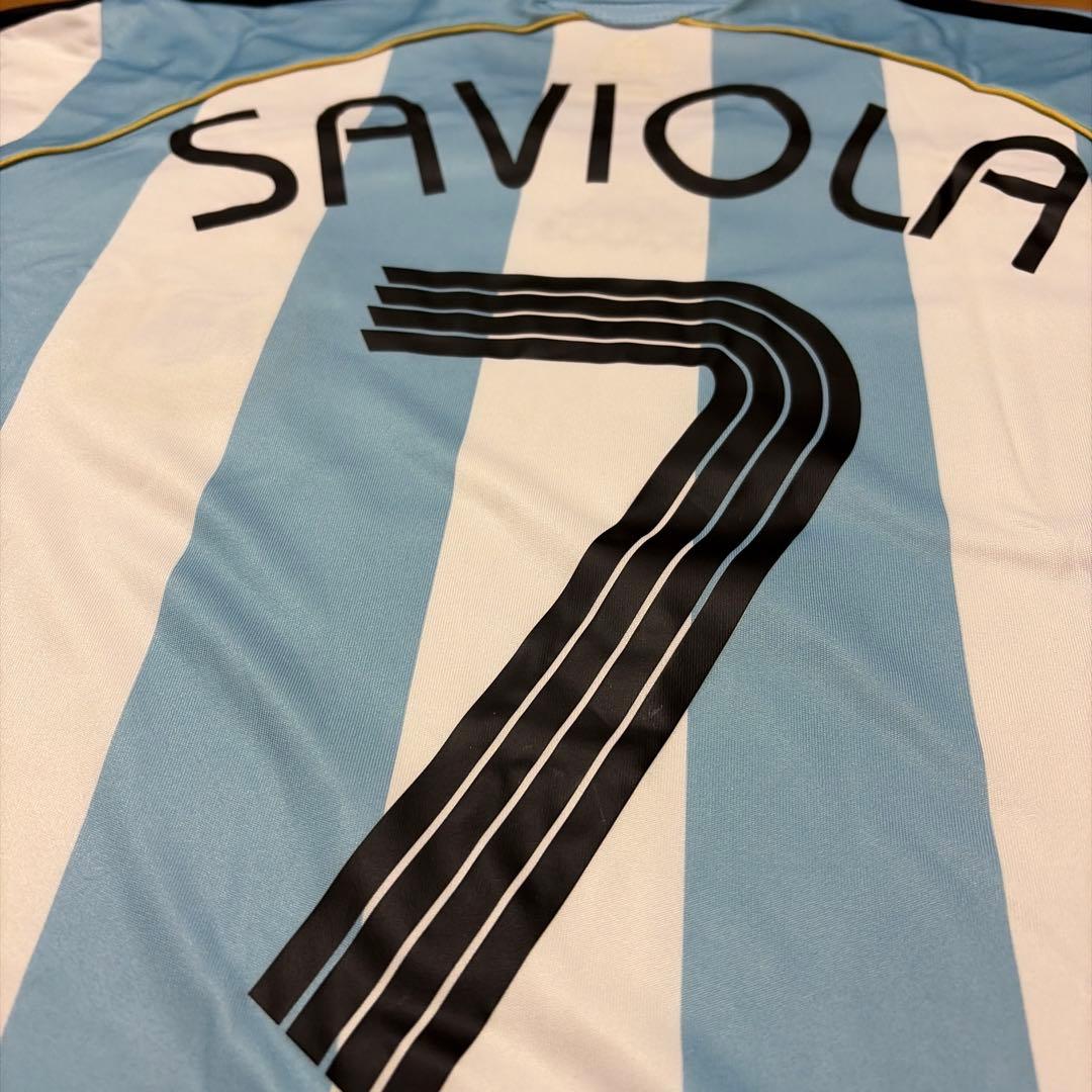 アルゼンチン代表 ユニフォーム　06-07 サビオラ #7 タグ付き